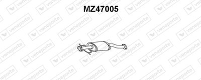MZ47005 VENEPORTE Предглушитель выхлопных газов