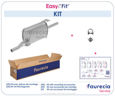 FS53050 Faurecia Глушитель выхлопных газов конечный