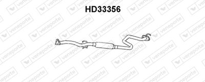 HD33356 VENEPORTE Предглушитель выхлопных газов