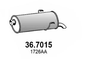367015 ASSO Глушитель выхлопных газов конечный