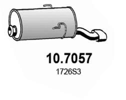 107057 ASSO Глушитель выхлопных газов конечный