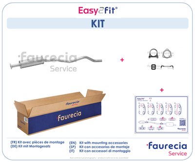 FS40135 Faurecia Средний глушитель выхлопных газов