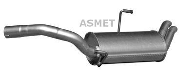 09101 ASMET Глушитель выхлопных газов конечный