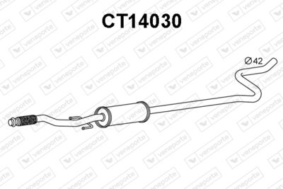 CT14030 VENEPORTE Предглушитель выхлопных газов