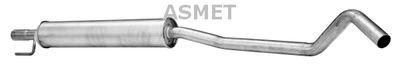 05153 ASMET Средний глушитель выхлопных газов