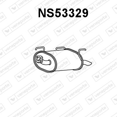 NS53329 VENEPORTE Глушитель выхлопных газов конечный