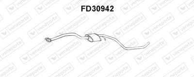 FD30942 VENEPORTE Предглушитель выхлопных газов