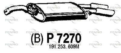 P7270 FENNO Глушитель выхлопных газов конечный
