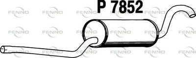 P7852 FENNO Средний глушитель выхлопных газов