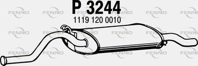 P3244 FENNO Глушитель выхлопных газов конечный
