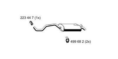 640220 ERNST Глушитель выхлопных газов конечный