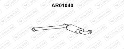 AR01040 VENEPORTE Предглушитель выхлопных газов