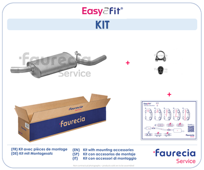 FS30010 Faurecia Глушитель выхлопных газов конечный