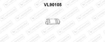 VL90105 VENEPORTE Глушитель выхлопных газов конечный