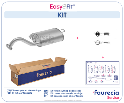 FS70035 Faurecia Глушитель выхлопных газов конечный