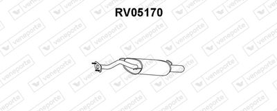 RV05170 VENEPORTE Предглушитель выхлопных газов