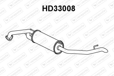 HD33008 VENEPORTE Глушитель выхлопных газов конечный