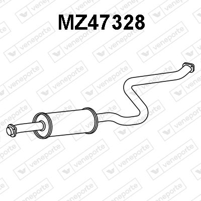 MZ47328 VENEPORTE Предглушитель выхлопных газов