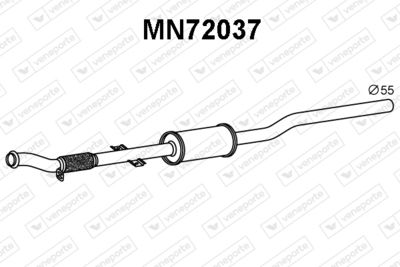 MN72037 VENEPORTE Предглушитель выхлопных газов