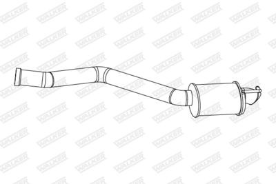 24332 WALKER Глушитель выхлопных газов конечный