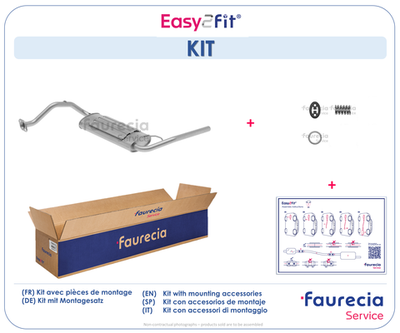 FS33029 Faurecia Глушитель выхлопных газов конечный