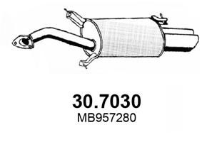 307030 ASSO Глушитель выхлопных газов конечный