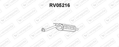 RV05216 VENEPORTE Глушитель выхлопных газов конечный