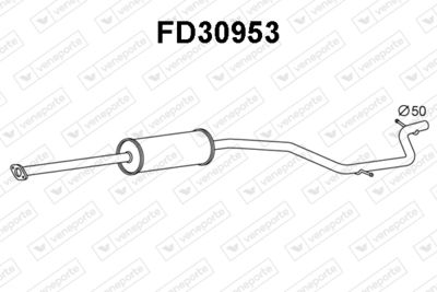 FD30953 VENEPORTE Предглушитель выхлопных газов