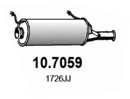 107059 ASSO Глушитель выхлопных газов конечный