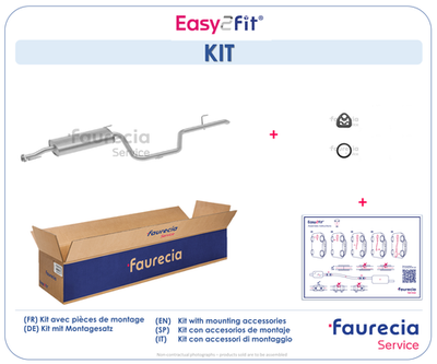 FS50171 Faurecia Глушитель выхлопных газов конечный