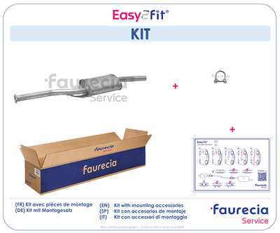 FS50053 Faurecia Средний глушитель выхлопных газов