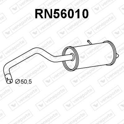 RN56010 VENEPORTE Глушитель выхлопных газов конечный
