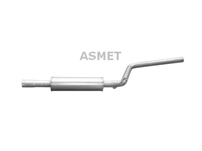 03106 ASMET Средний глушитель выхлопных газов