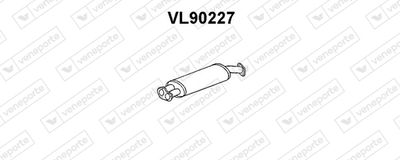 VL90227 VENEPORTE Предглушитель выхлопных газов