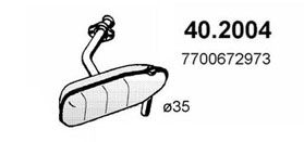 402004 ASSO Предглушитель выхлопных газов