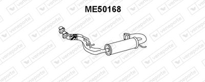 ME50168 VENEPORTE Предглушитель выхлопных газов