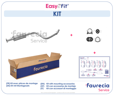 FS17003 Faurecia Средний глушитель выхлопных газов