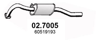 027005 ASSO Глушитель выхлопных газов конечный