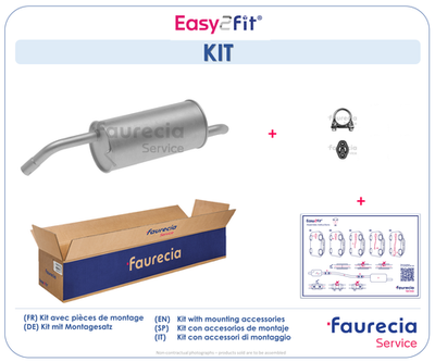 FS30135 Faurecia Глушитель выхлопных газов конечный