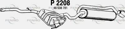 P2208 FENNO Глушитель выхлопных газов конечный