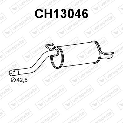 CH13046 VENEPORTE Глушитель выхлопных газов конечный