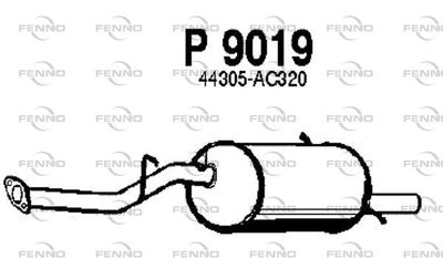P9019 FENNO Глушитель выхлопных газов конечный