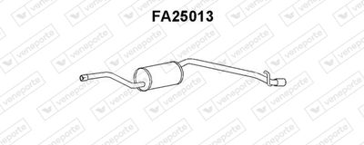 FA25013 VENEPORTE Глушитель выхлопных газов конечный