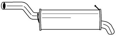 46625 SIGAM Глушитель выхлопных газов конечный