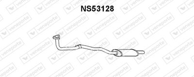 NS53128 VENEPORTE Предглушитель выхлопных газов