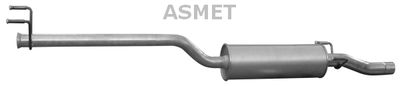 02061 ASMET Средний глушитель выхлопных газов