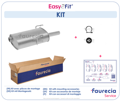 FS45516 Faurecia Глушитель выхлопных газов конечный