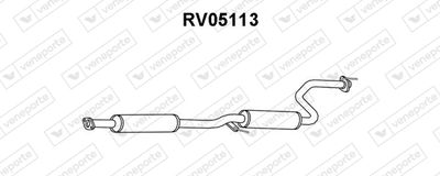 RV05113 VENEPORTE Средний глушитель выхлопных газов