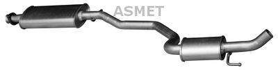 29004 ASMET Средний глушитель выхлопных газов