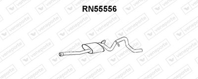 RN55556 VENEPORTE Средний глушитель выхлопных газов